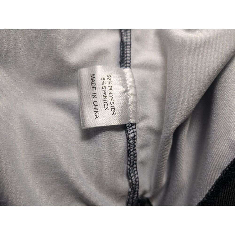 Tattoo Golf Mens M Polo Shirt Black White Houndstooth Print Athletic Performance - Picture 9 of 10